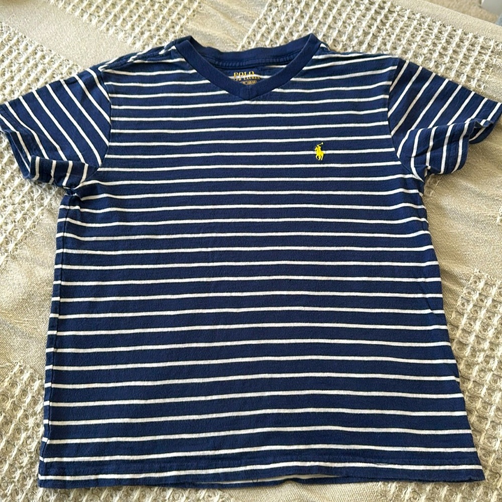 Polo by Ralph Lauren V Neck T-shirt Size S 8